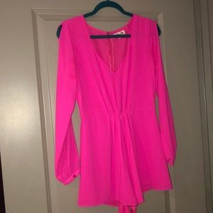 Hot Pink Romper